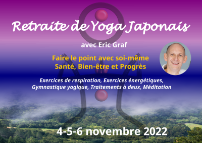 Retraite de Yoga Japonais, 4-5-6 novembre