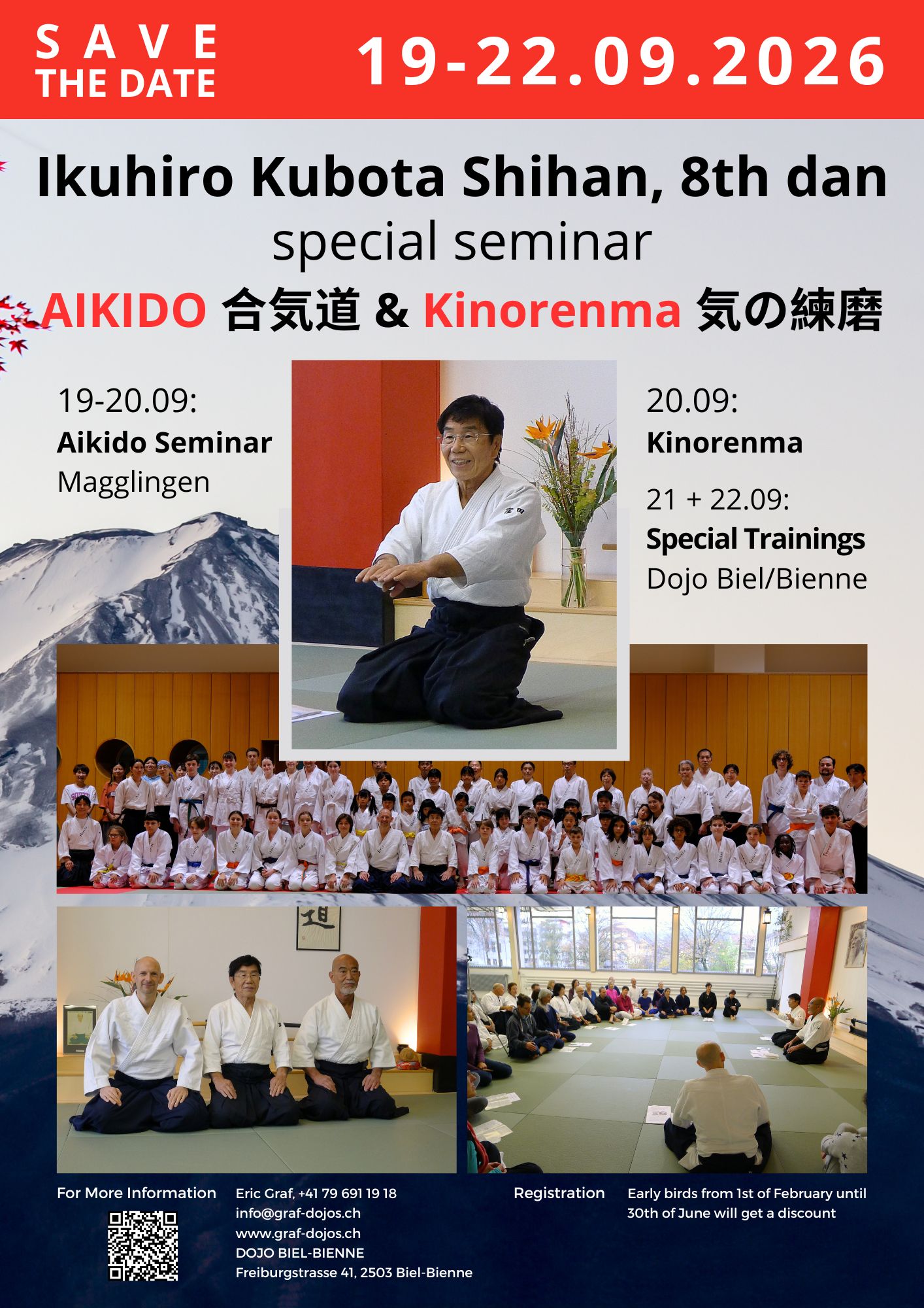 SaveTheDate_KubotaSensei_sept2026 Programme d'éducation